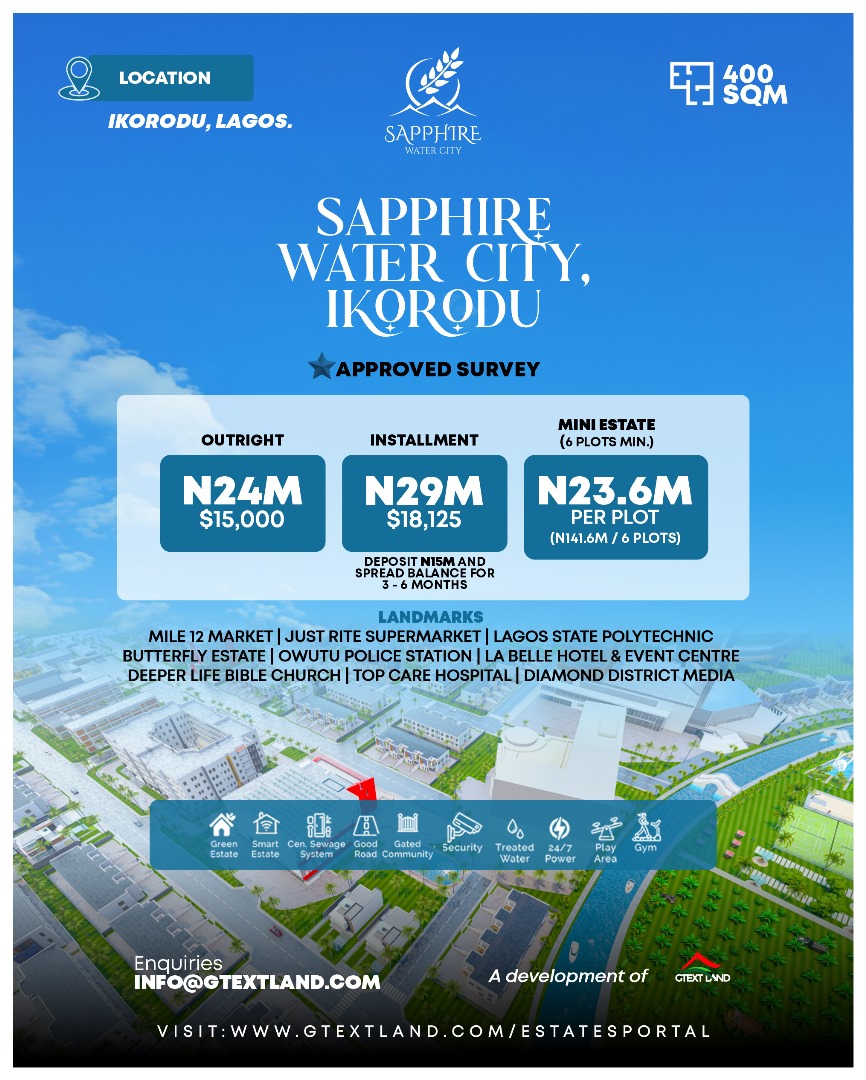 Sapphire Water City Ikorodu